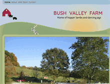 Tablet Screenshot of bushvalleyfarm.com